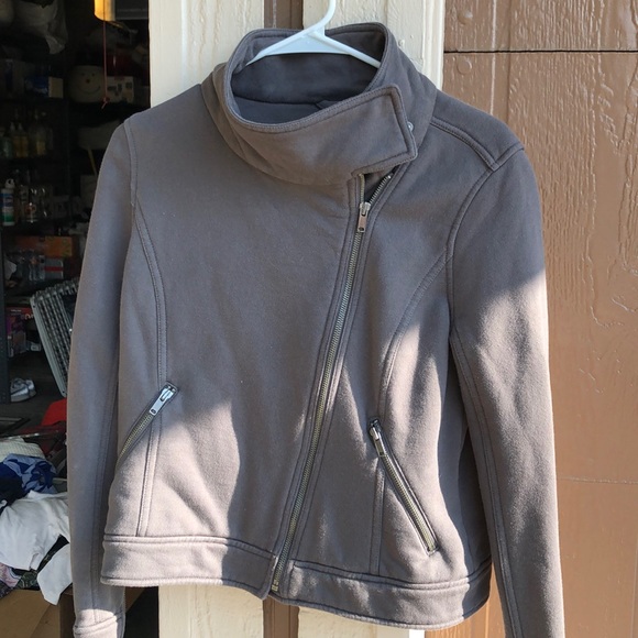 Gap Motorcycle Jacket Style Sweatshirt - Picture 3 of 5